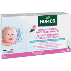 HUMER füsioloogiline soolalahus 5ml x 30 ampulli