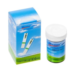 MISSION ULTRA kolesterooli testribad 25tk